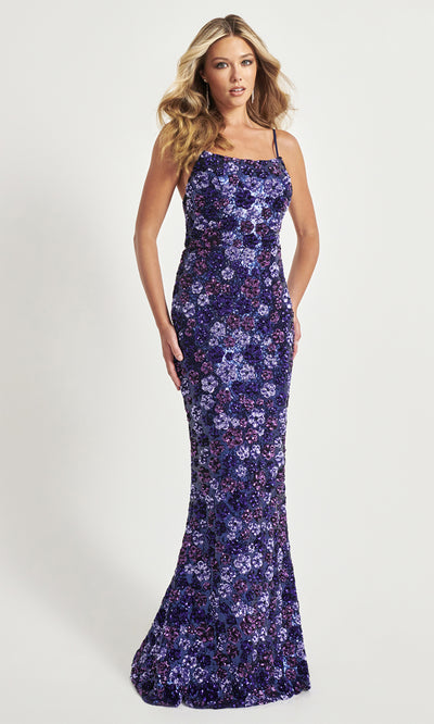 Faviana 11037 Purple/Navy