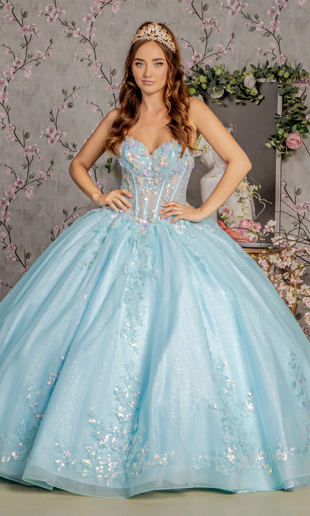 GLS by Gloria GL3332 Tiffany Blue