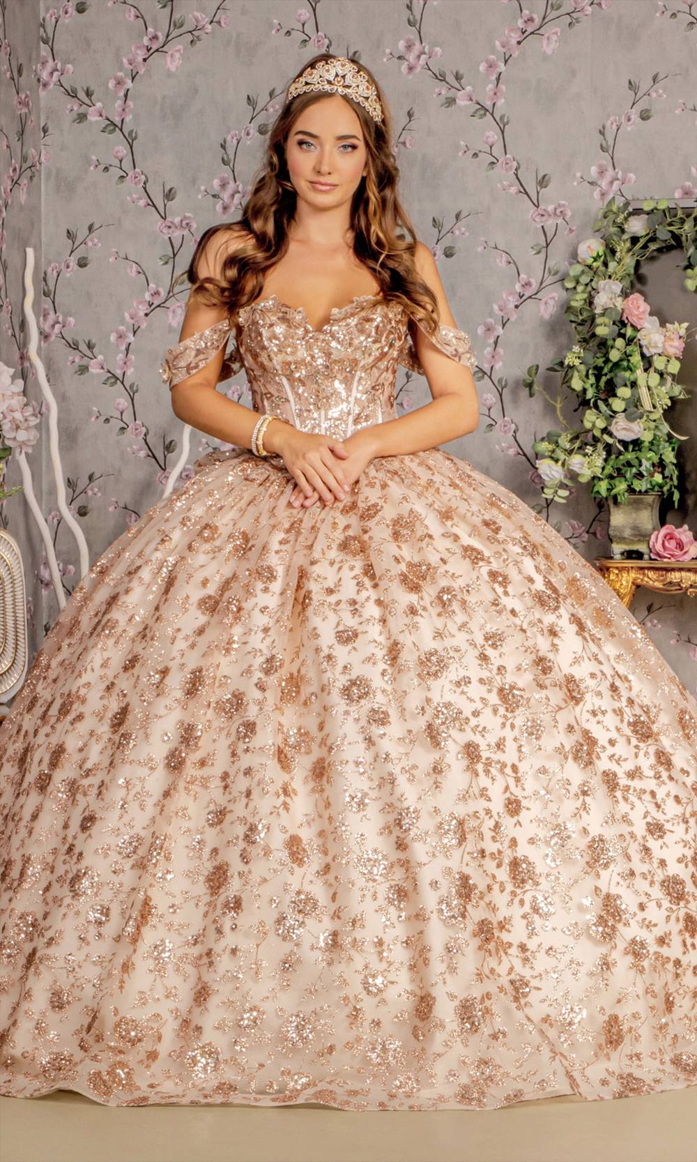 GLS by Gloria GL3485 Champagne Gold