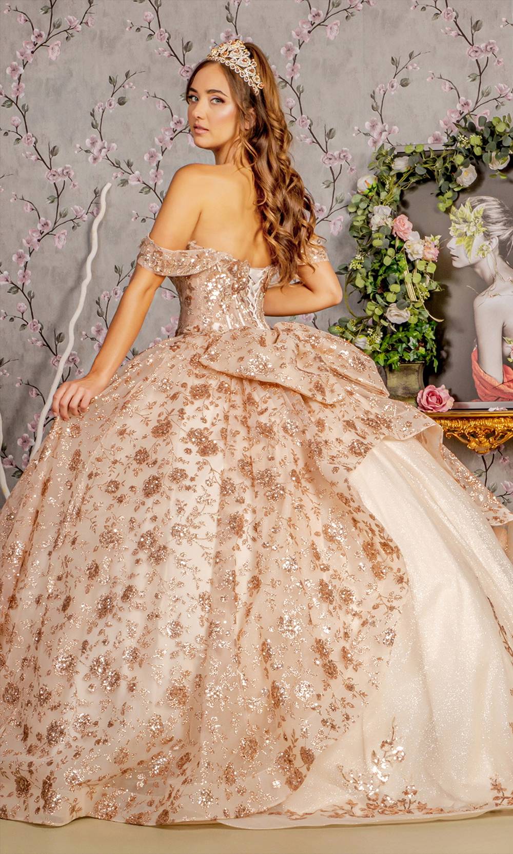 GLS by Gloria GL3485 Champagne Gold