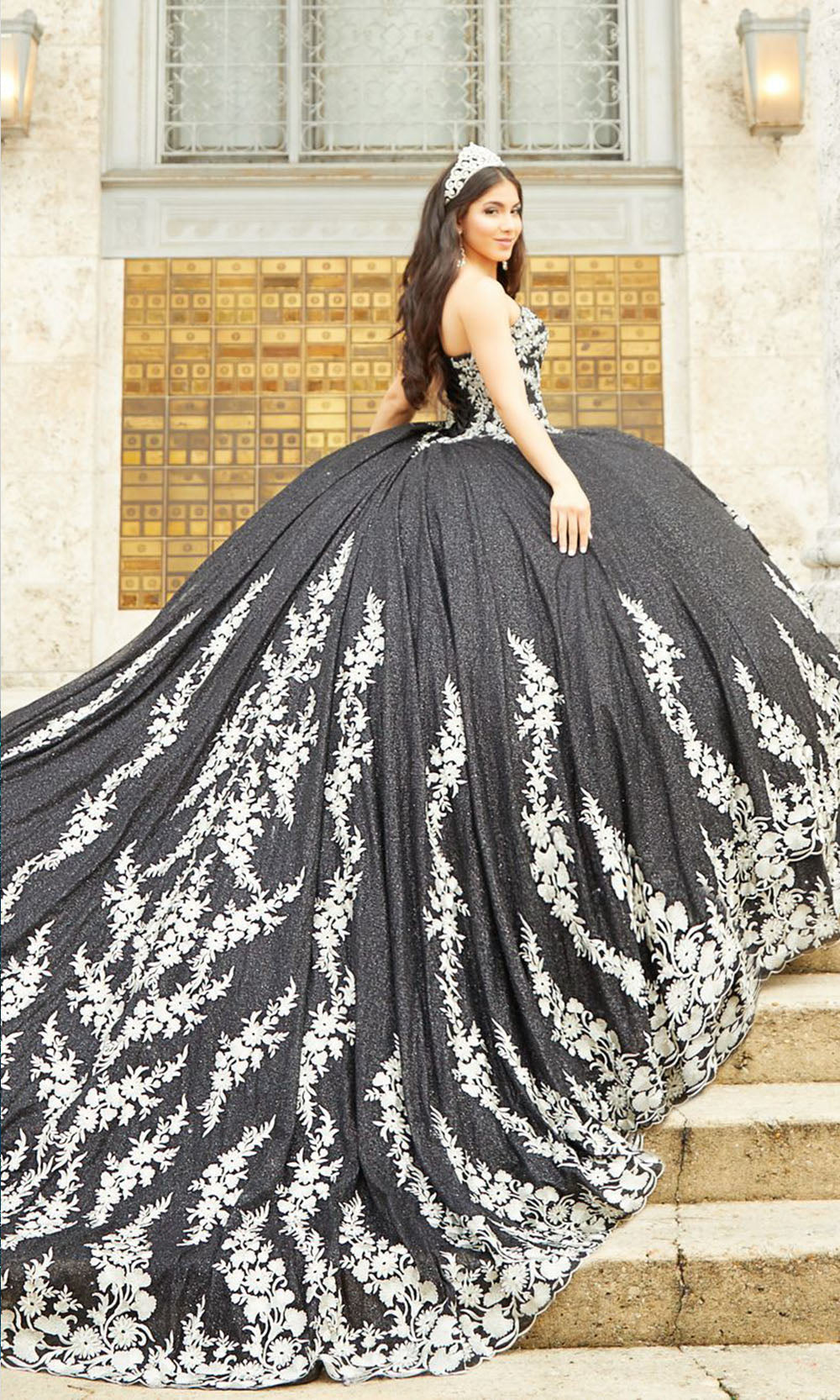 House of Wu 26020 Black/Silver