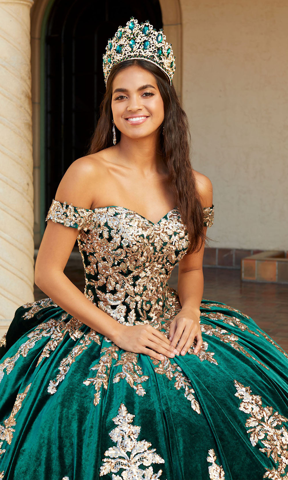 House of Wu 26065 Hunter/Rose Gold