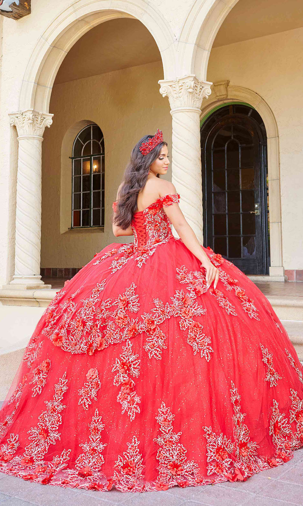 House of Wu 26073 Red/Gold