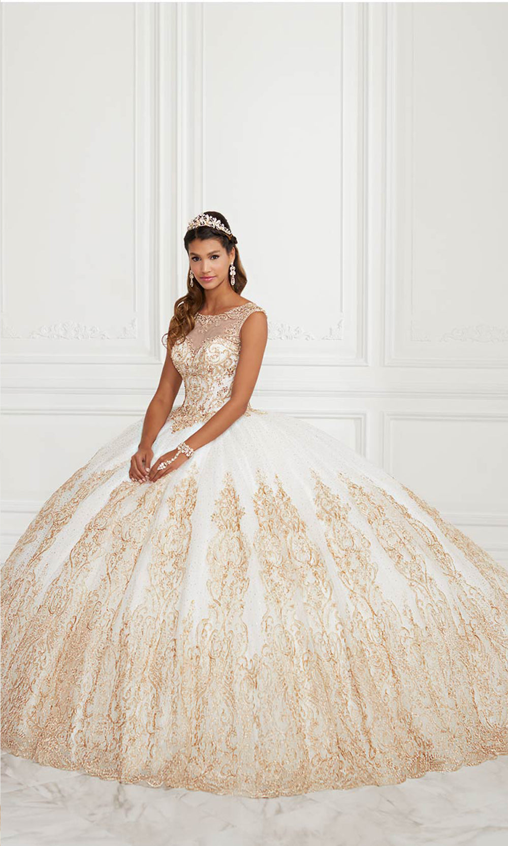 House of Wu 26941 Ivory/Gold