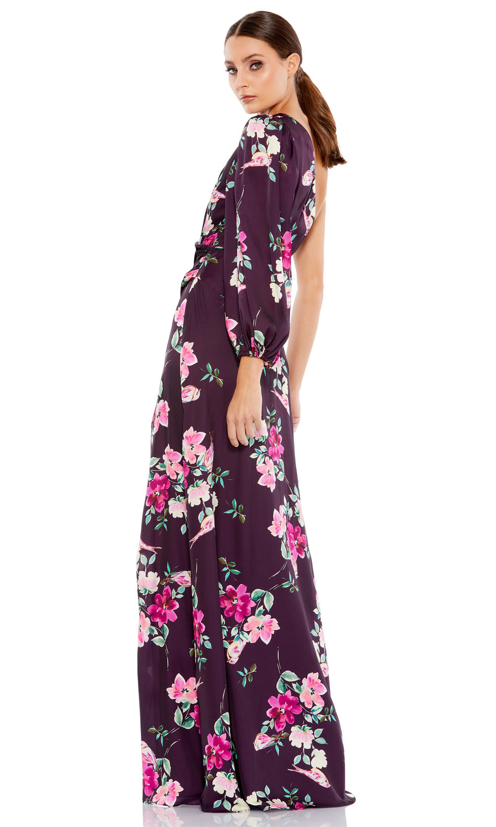 Ieena Duggal 2634 Plum Floral