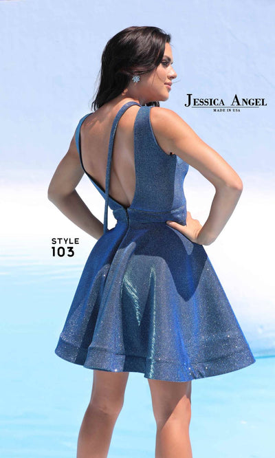 Jessica Angel 103 Blue/Silver