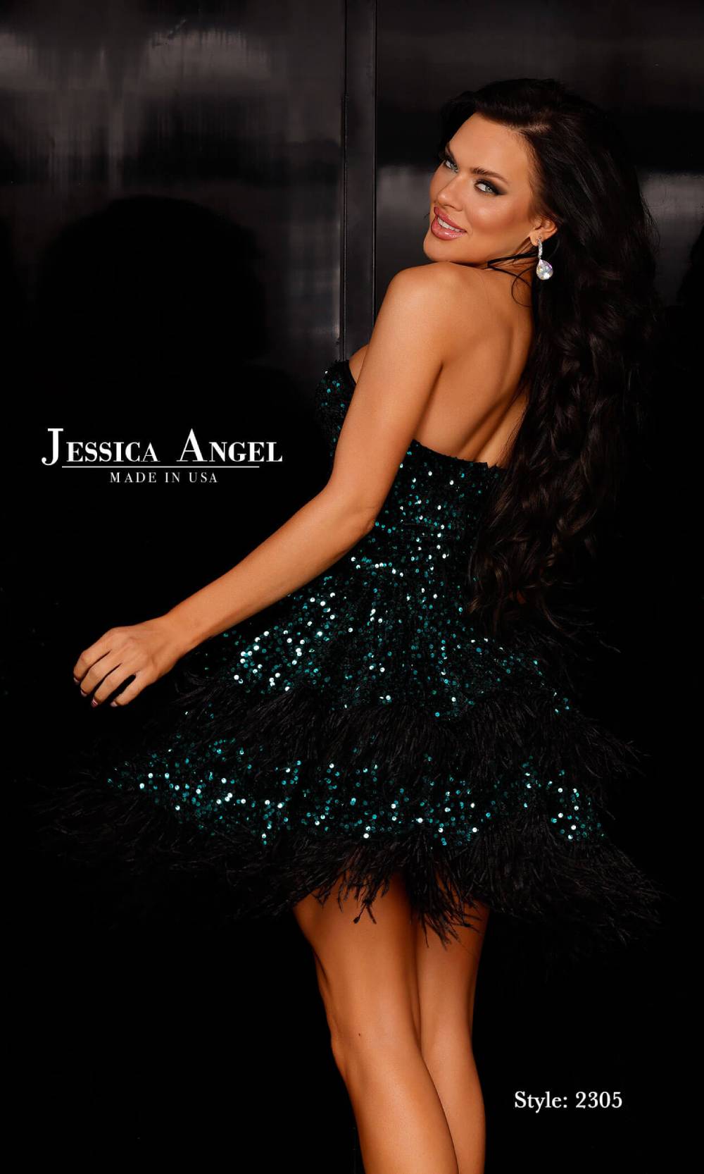 Jessica Angel 2305 Dark Green