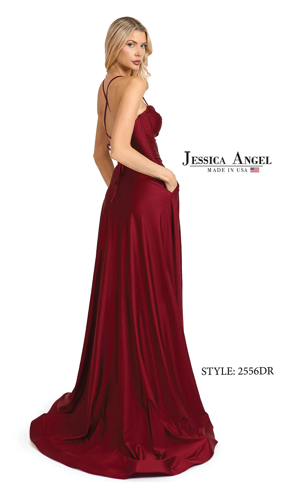 Jessica Angel 2556 Burgundy