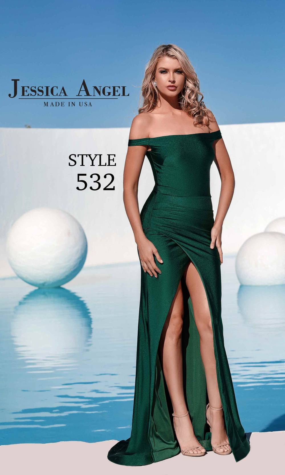 Jessica Angel 532 Dark Green