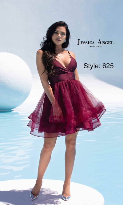 Jessica Angel 625 Burgundy Hunter