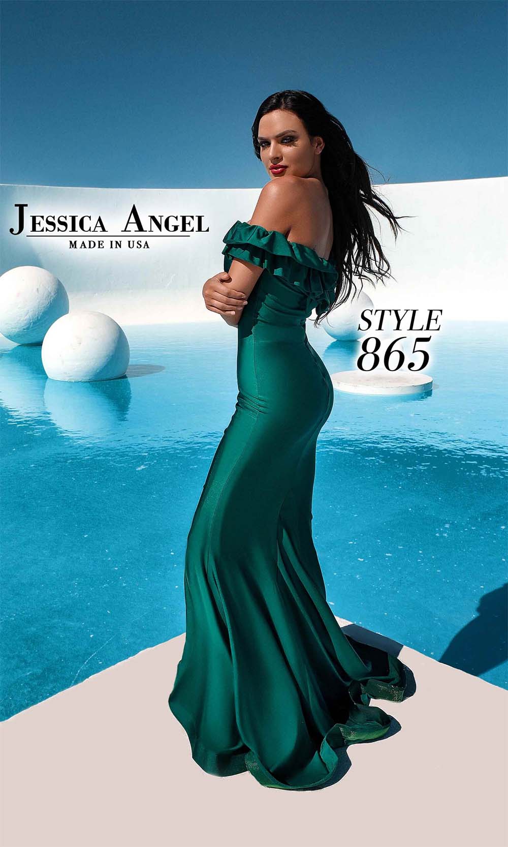 Jessica Angel 865 Dark Green