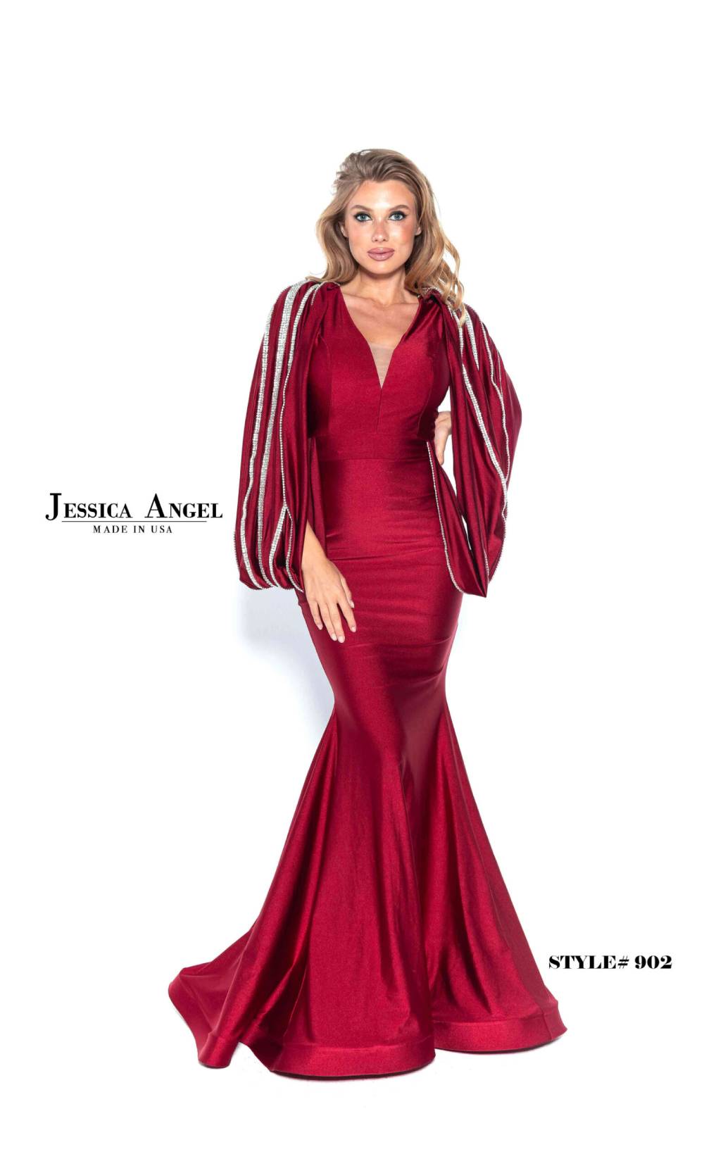 Jessica Angel 902 Dark Red