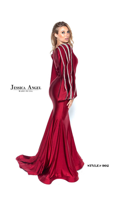 Jessica Angel 902 Dark Red