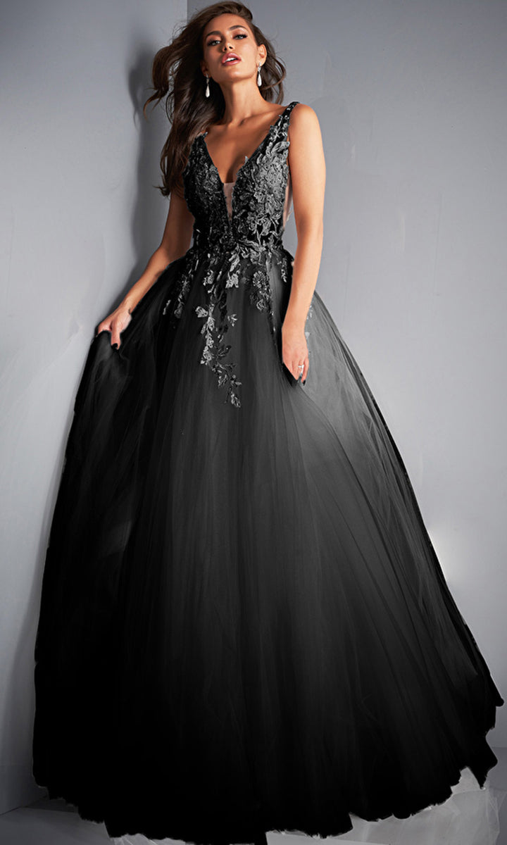 Jovani black clearance