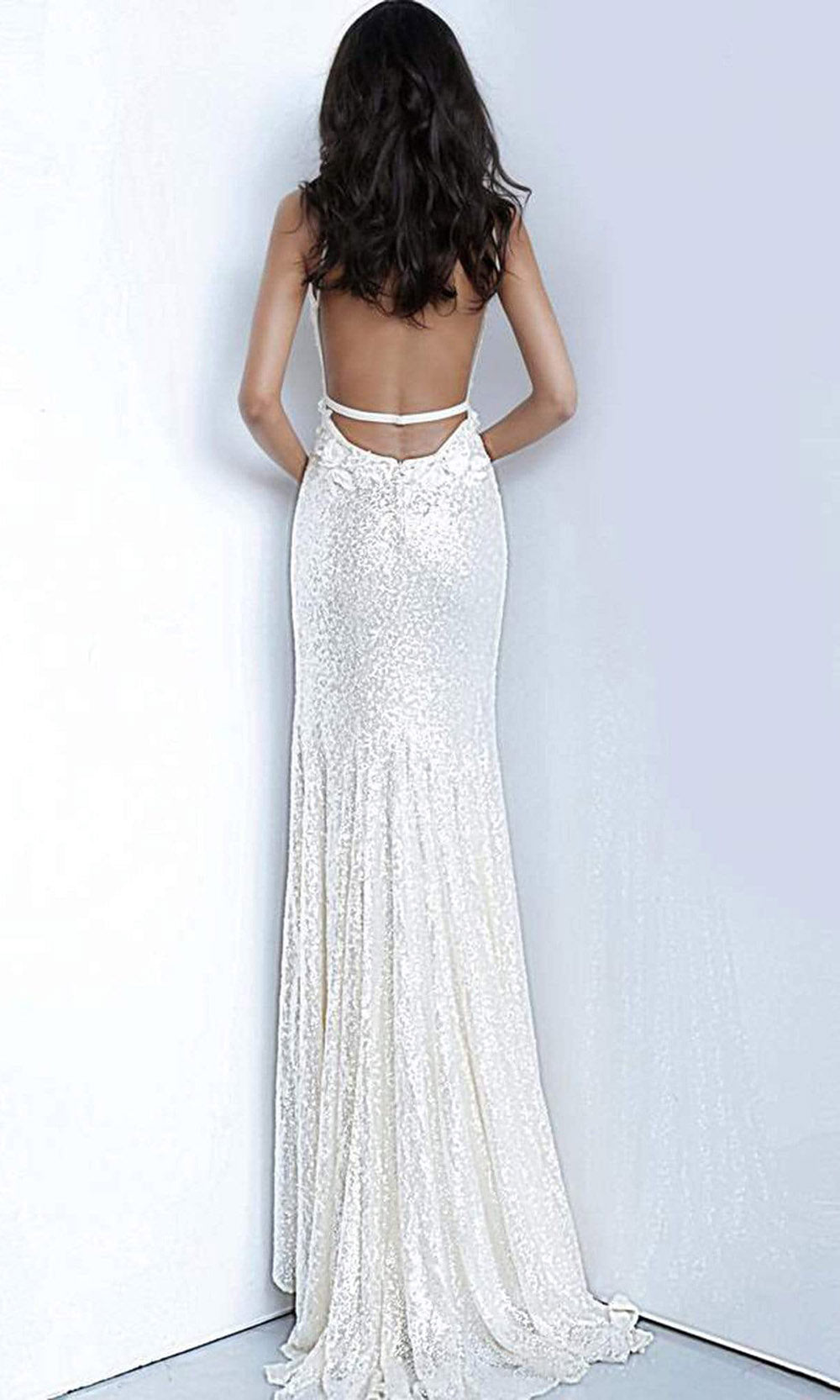 Jovani 1012 Cream Back