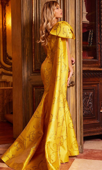 Jovani 23742 Yellow Back