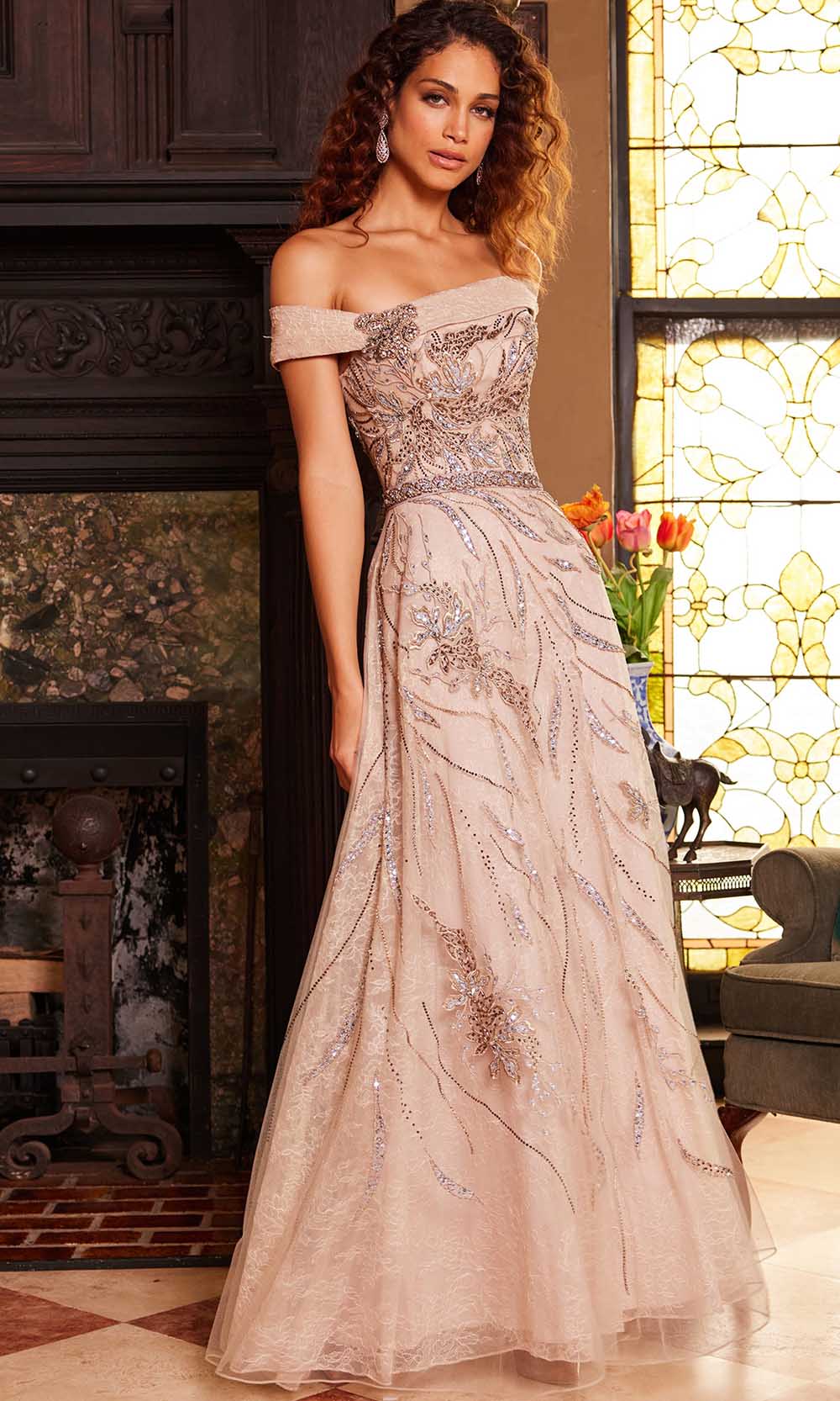 Jovani 24055 Champagne
