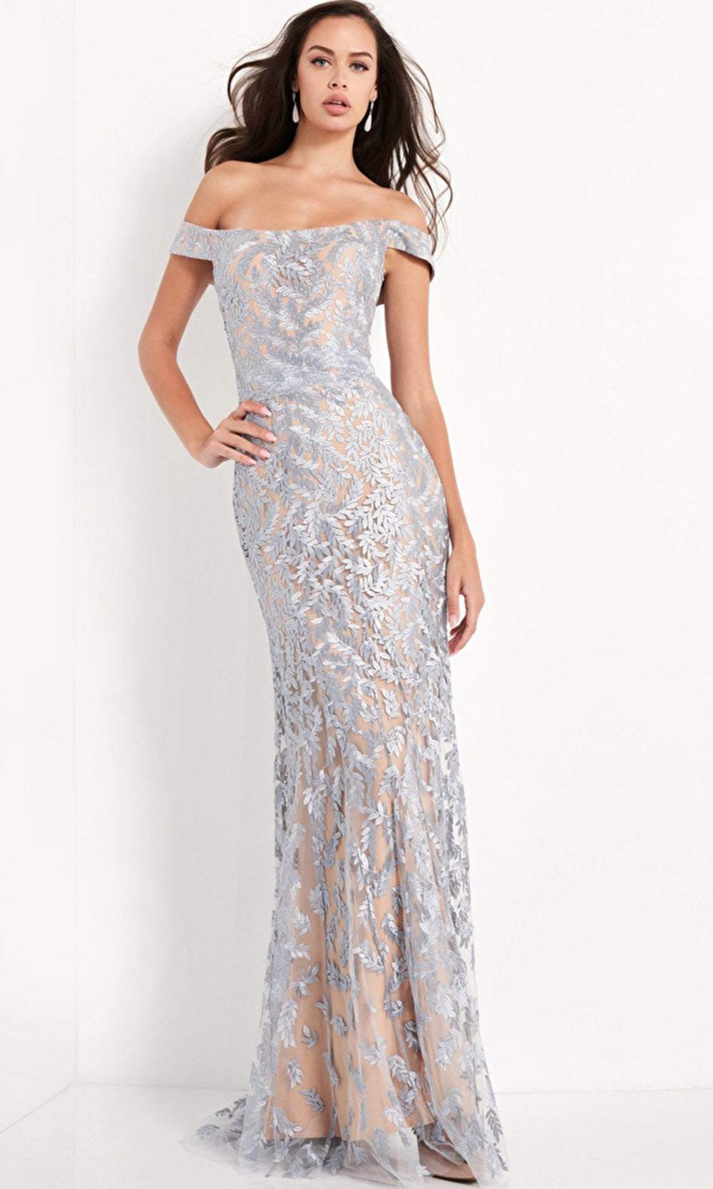 Jovani 49634 Light Blue