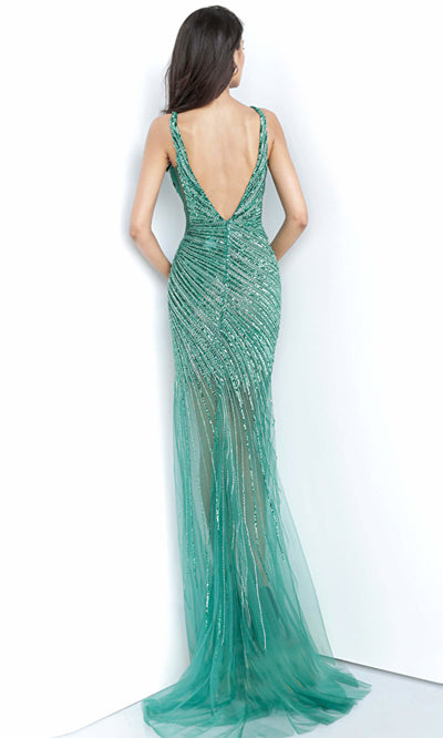 Jovani 63405 Emerald Back