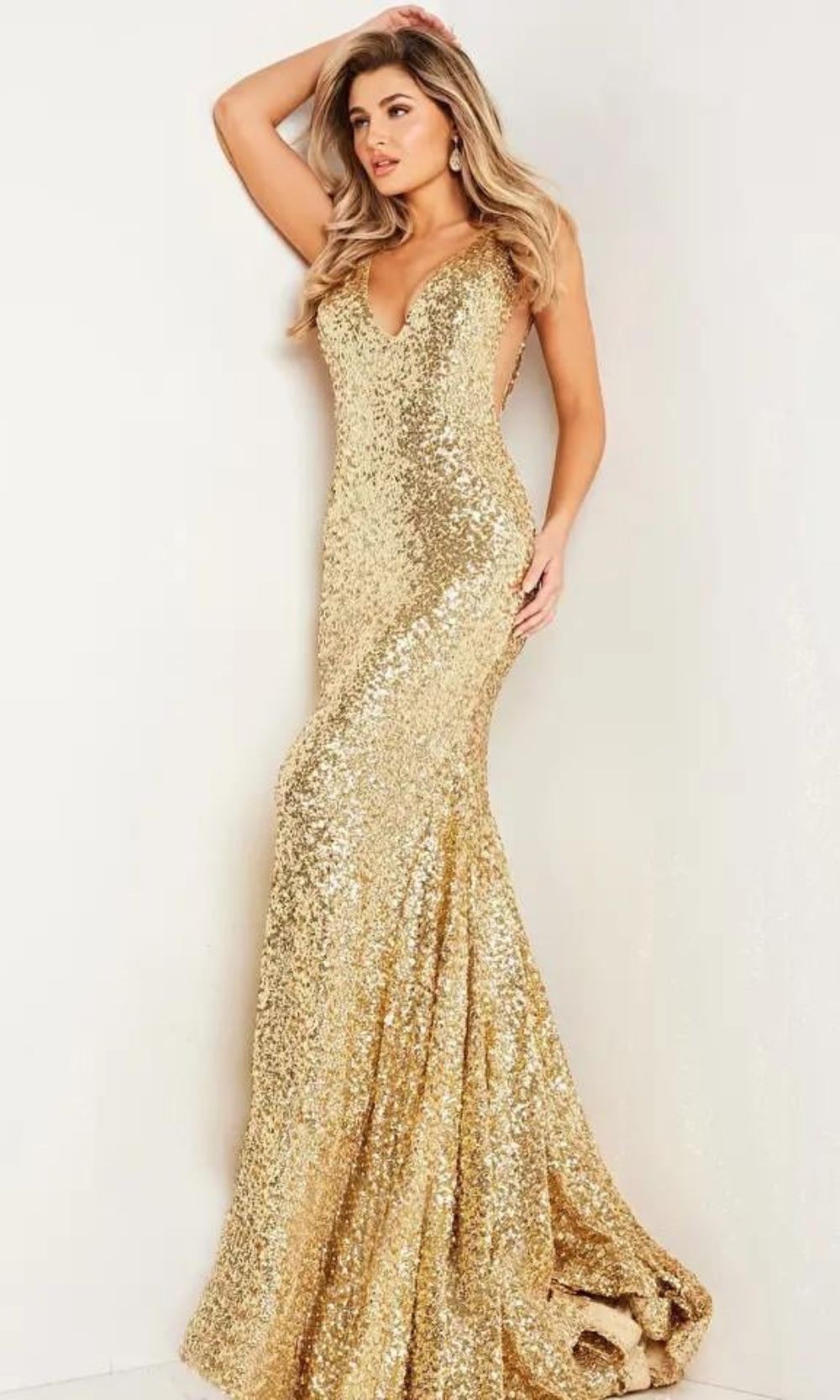 Jovani 23079 - Gold