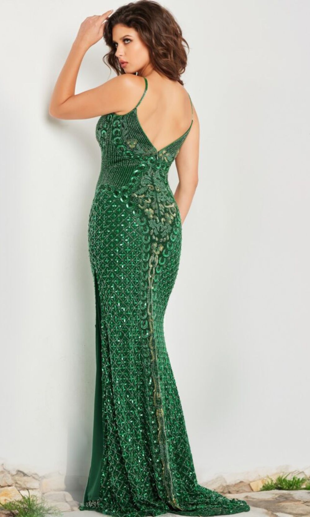 Jovani 36643 - Emerald