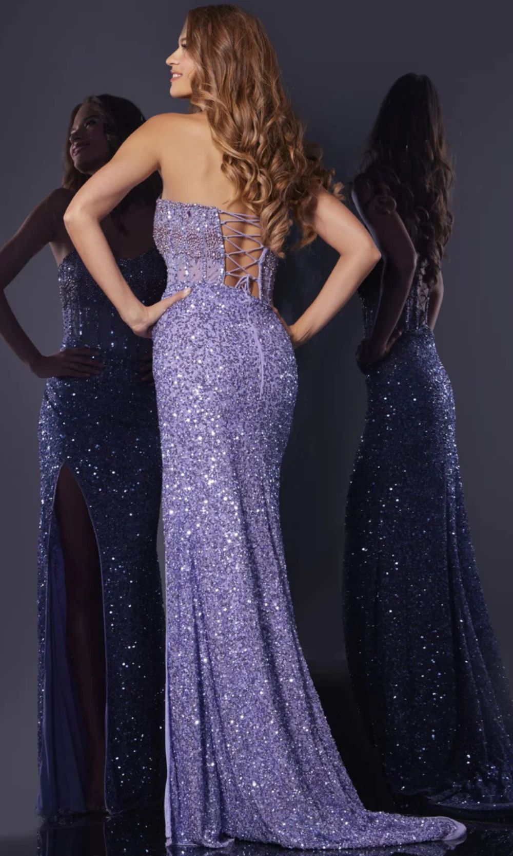 Jovani 42920 - Purple