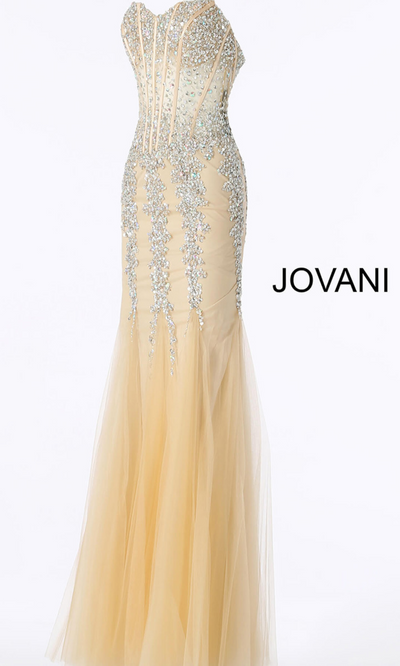 Jovani 5908 - Nude_Silver