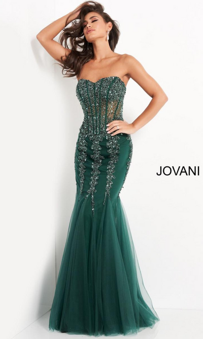 Jovani 5908 - Emerald_Emerald