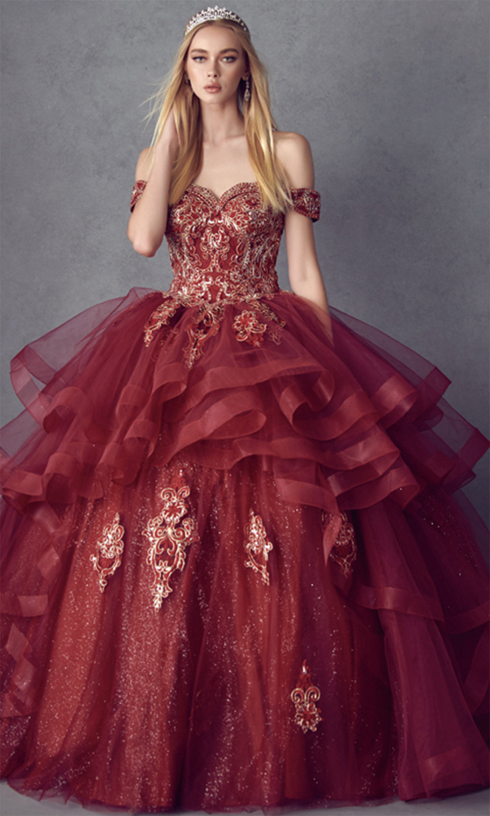 Juliet 1432 Burgundy