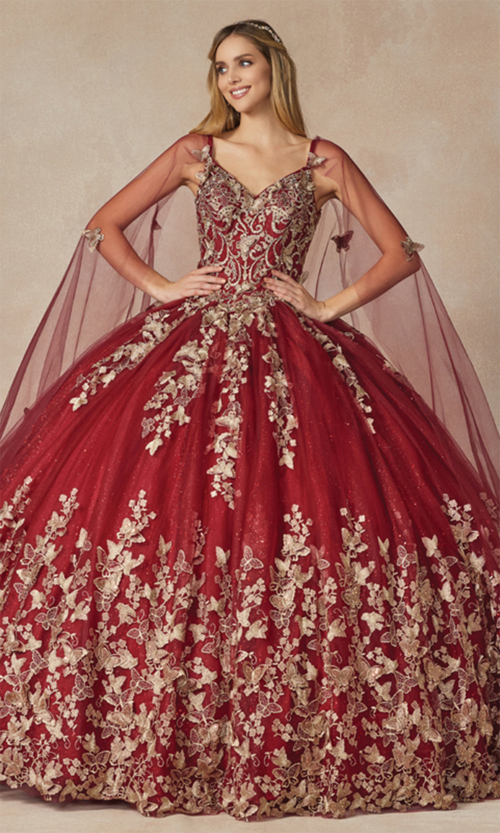 Juliet 1442 Burgundy