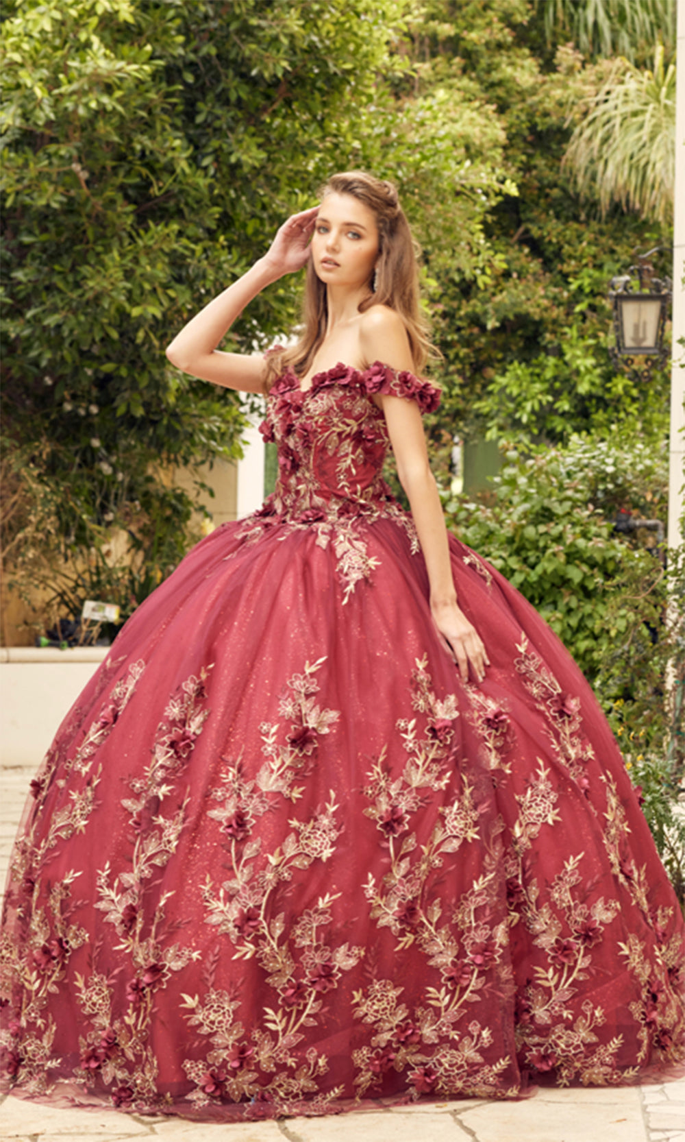 Juliet 1447 Burgundy