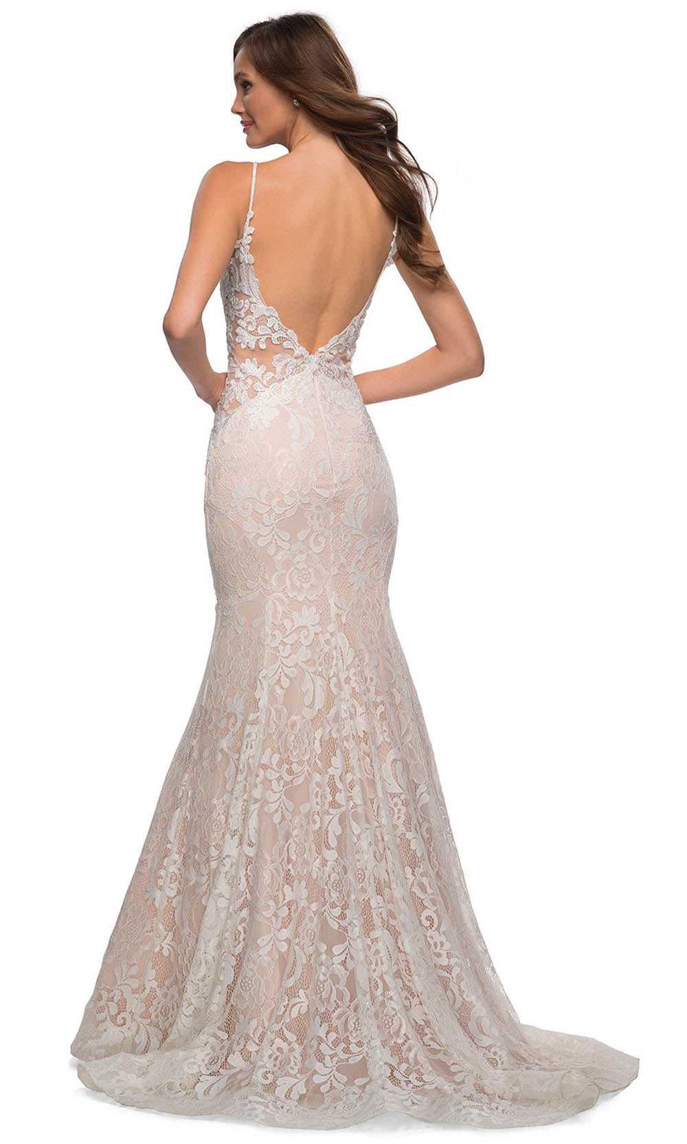 La Femme 28355 White/Blush