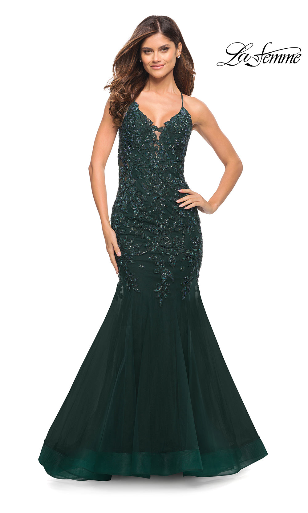 La Femme 30584 Dark Emerald