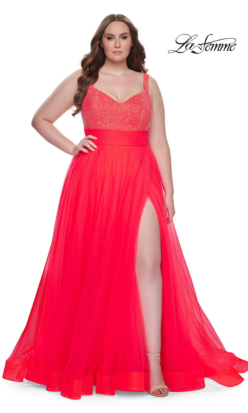 La Femme 31251 Hot Coral