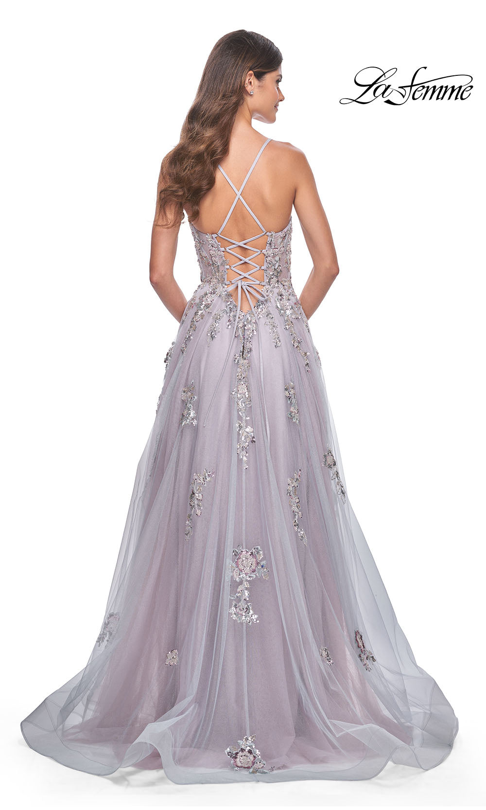La Femme 32200 Lavender/Gray 