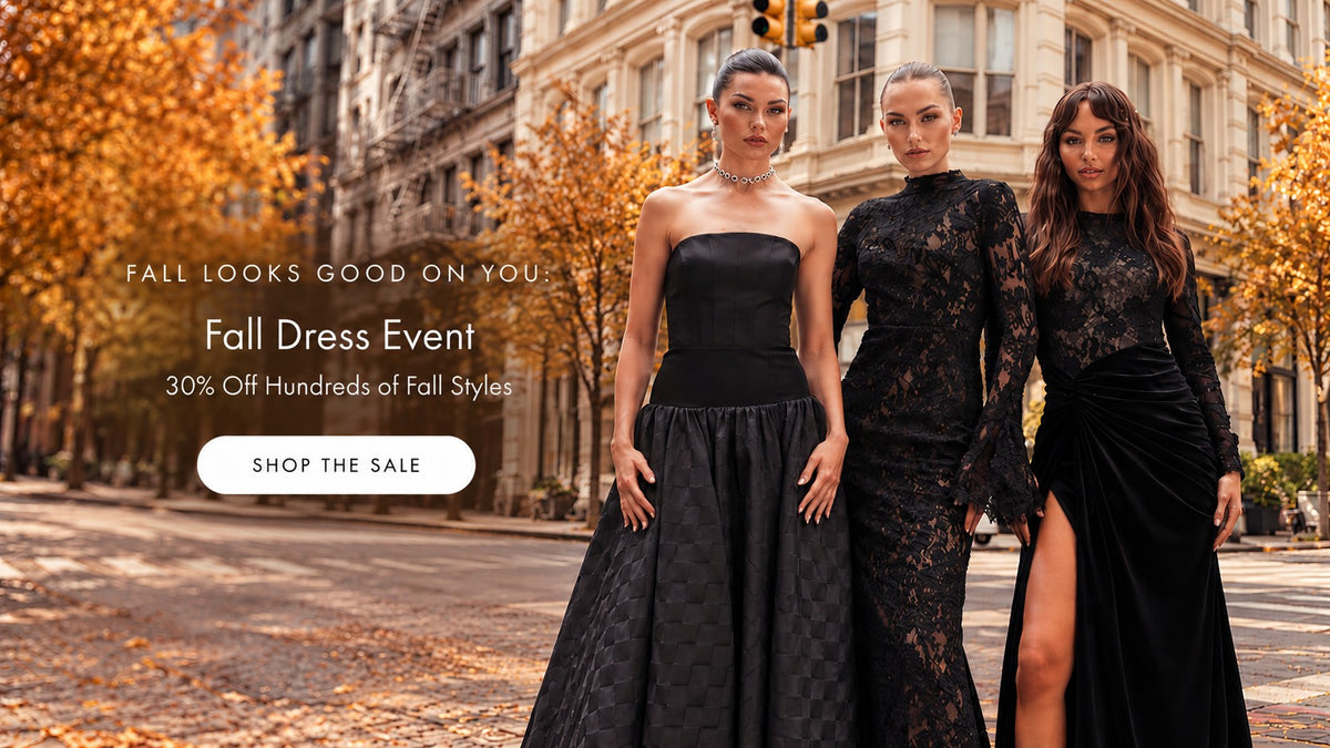 Fall Dress Event - 30% off hundreds of fall styles - Mac Duggal evening gowns