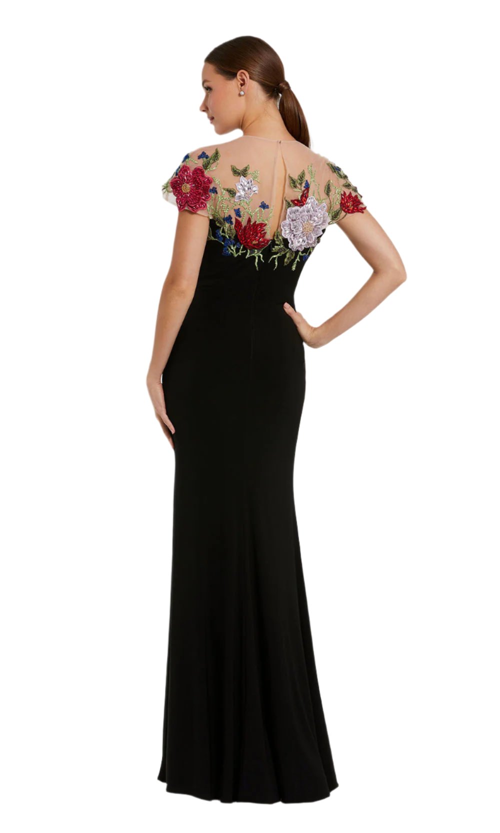 Mac Duggal 11817 Black Multi