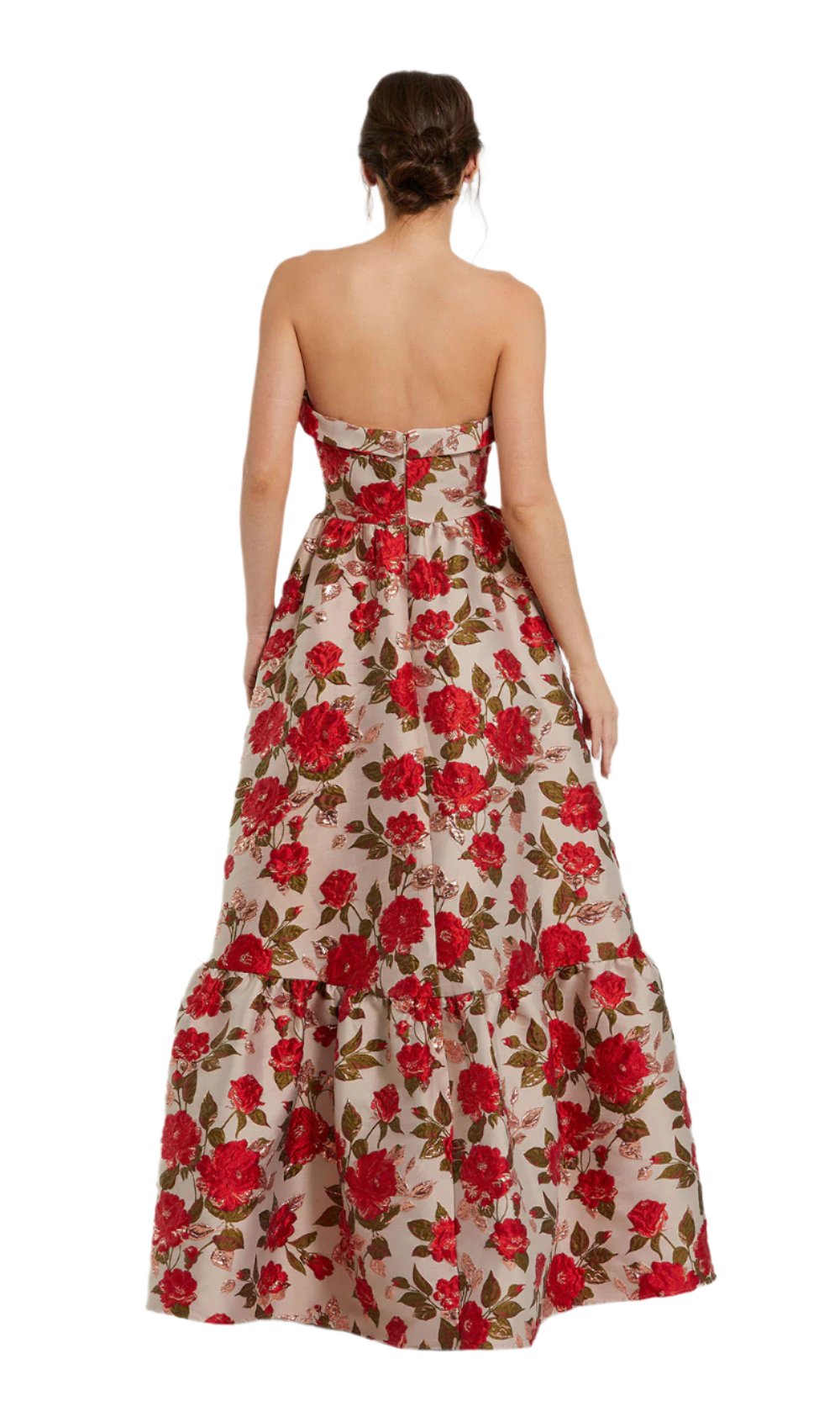 Mac Duggal 11827 White Multi