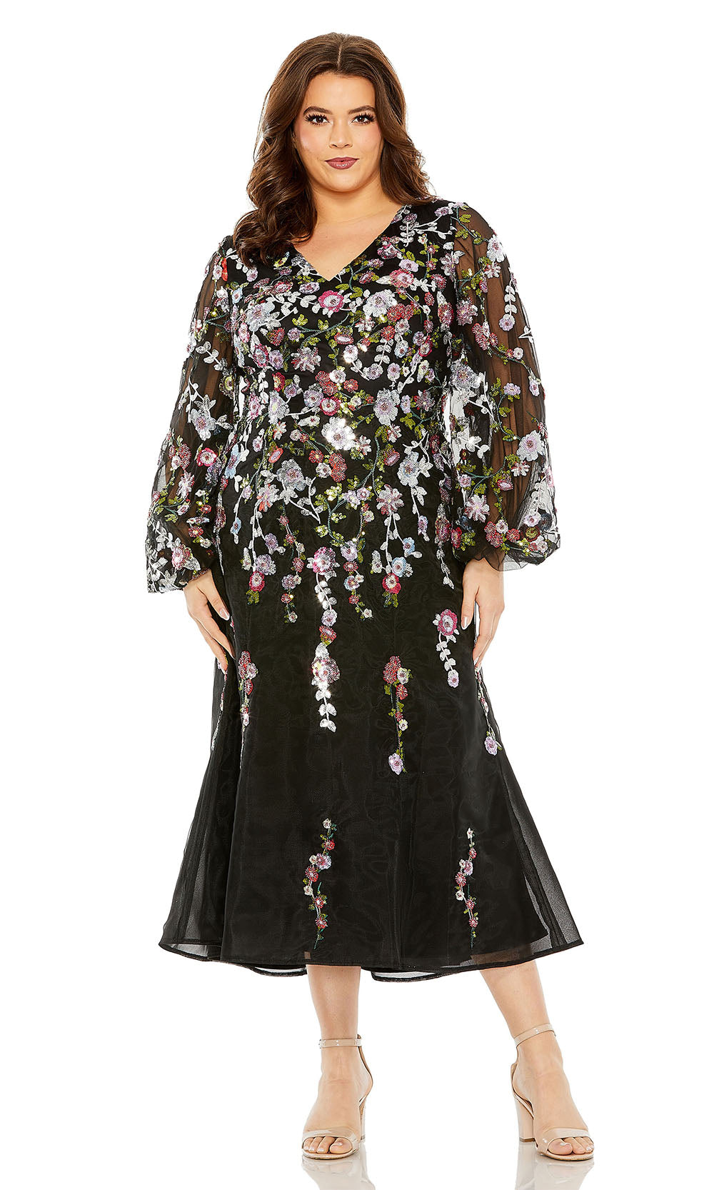 Mac Duggal 20474 Black Multi