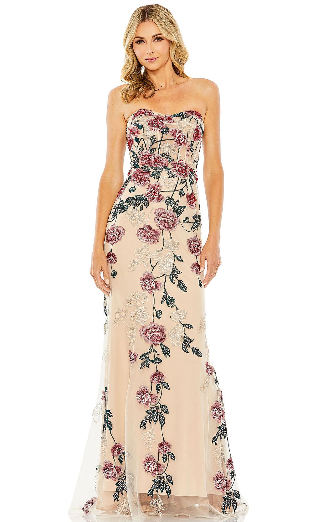 Mac Duggal 20581 Nude Multi