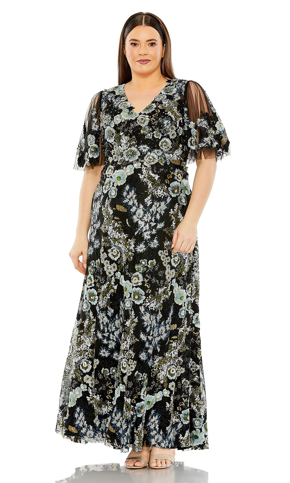 Mac Duggal 20630 Black Multi