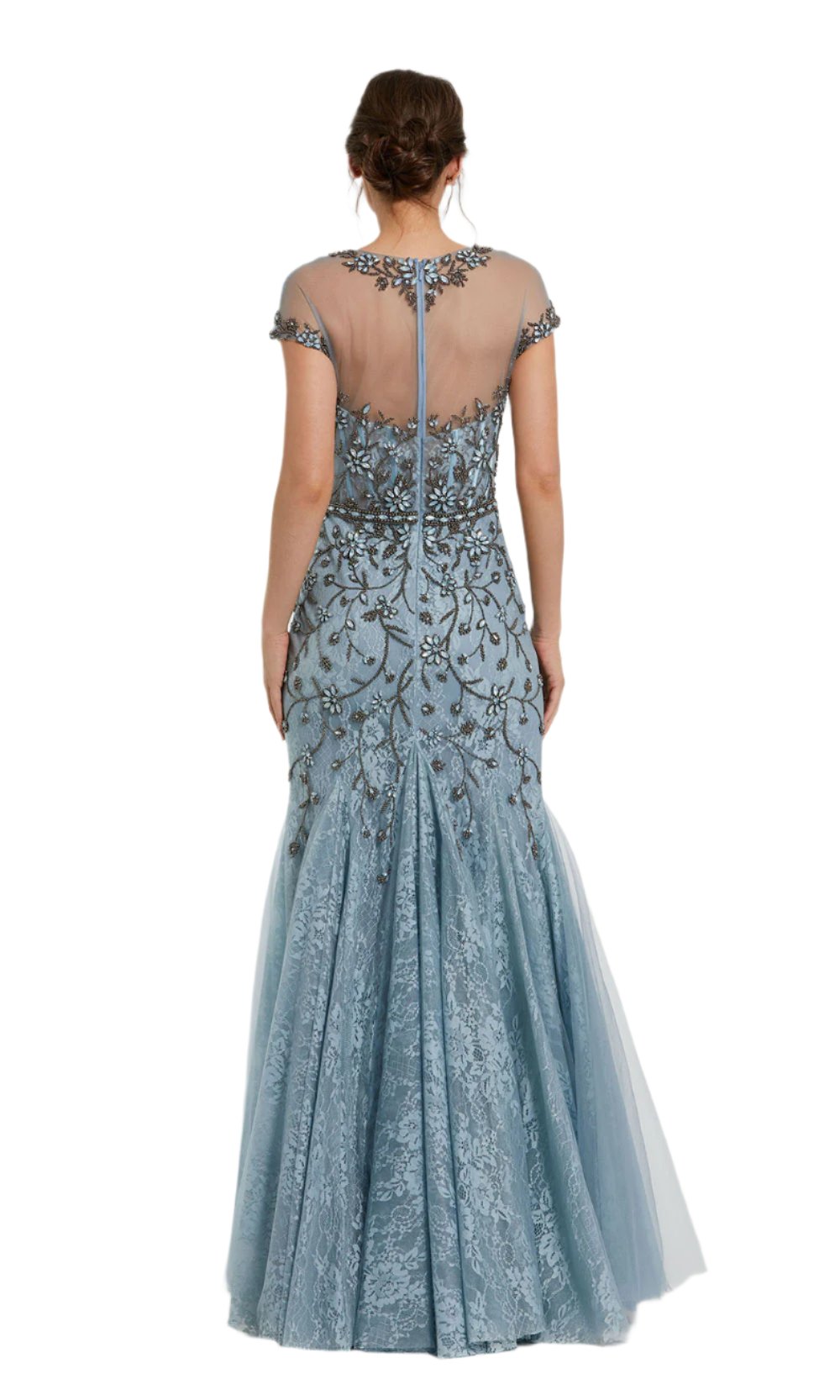 Mac Duggal 2239 Slate Blue