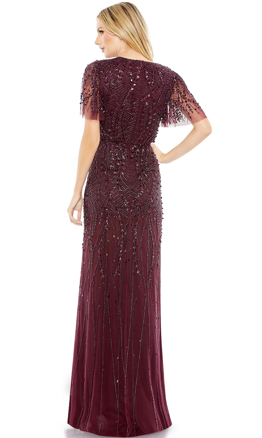 Mac Duggal 35109 Aubergine