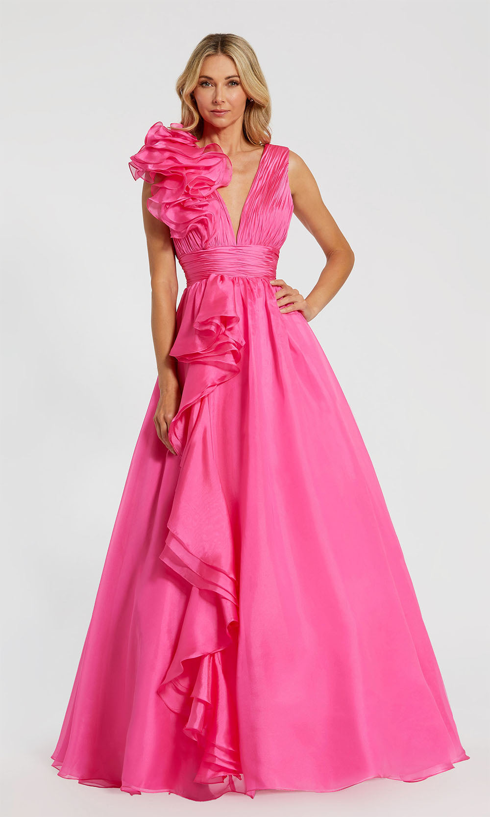 Mac Duggal 48856 Hot Pink
