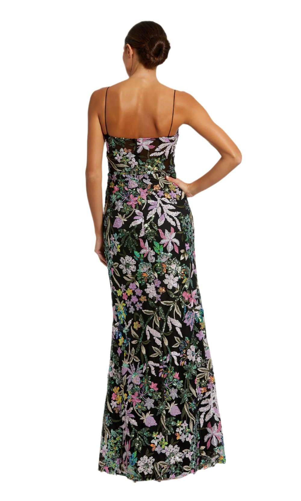 Mac Duggal 49827 Black Multi