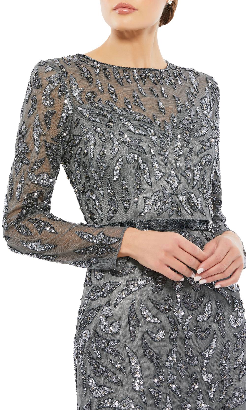 Mac Duggal 5124 Charcoal