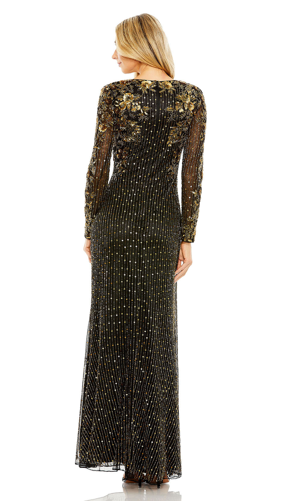 Mac Duggal 5956 Black Gold