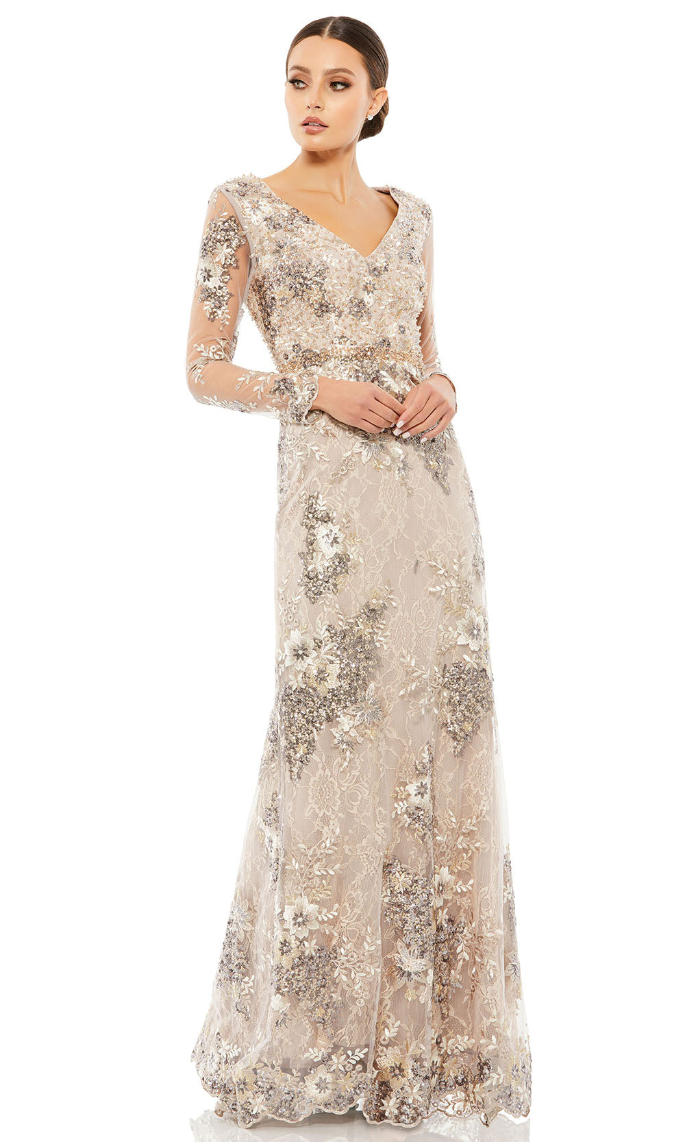 Mac Duggal 67539 Taupe