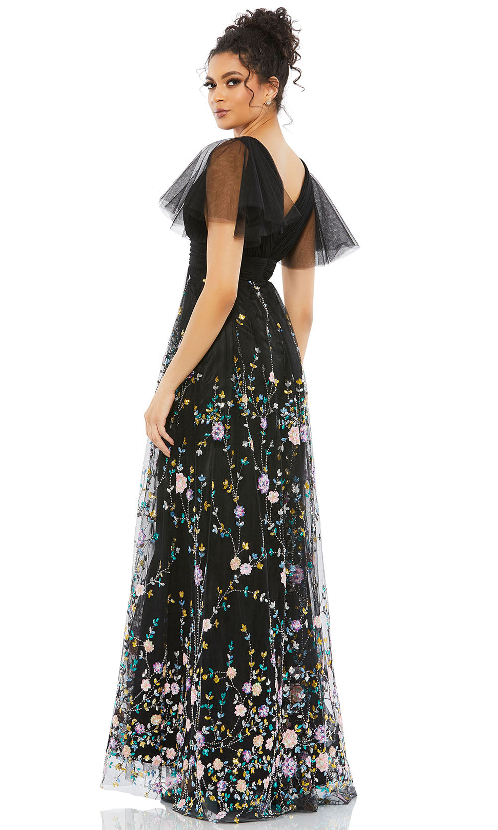Mac Duggal 67889 Black Multi