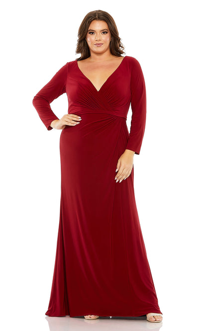 Mac Duggal 68442 Burgundy